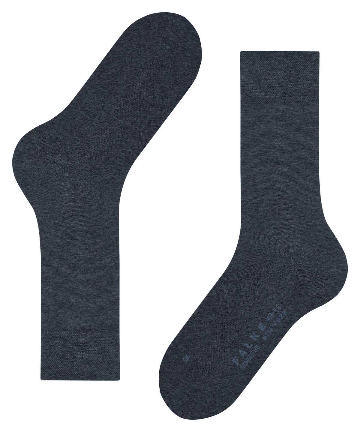 Skarpetki Falke Sensitive New York Socks Męskie Niebieskie | SEKZVU-579