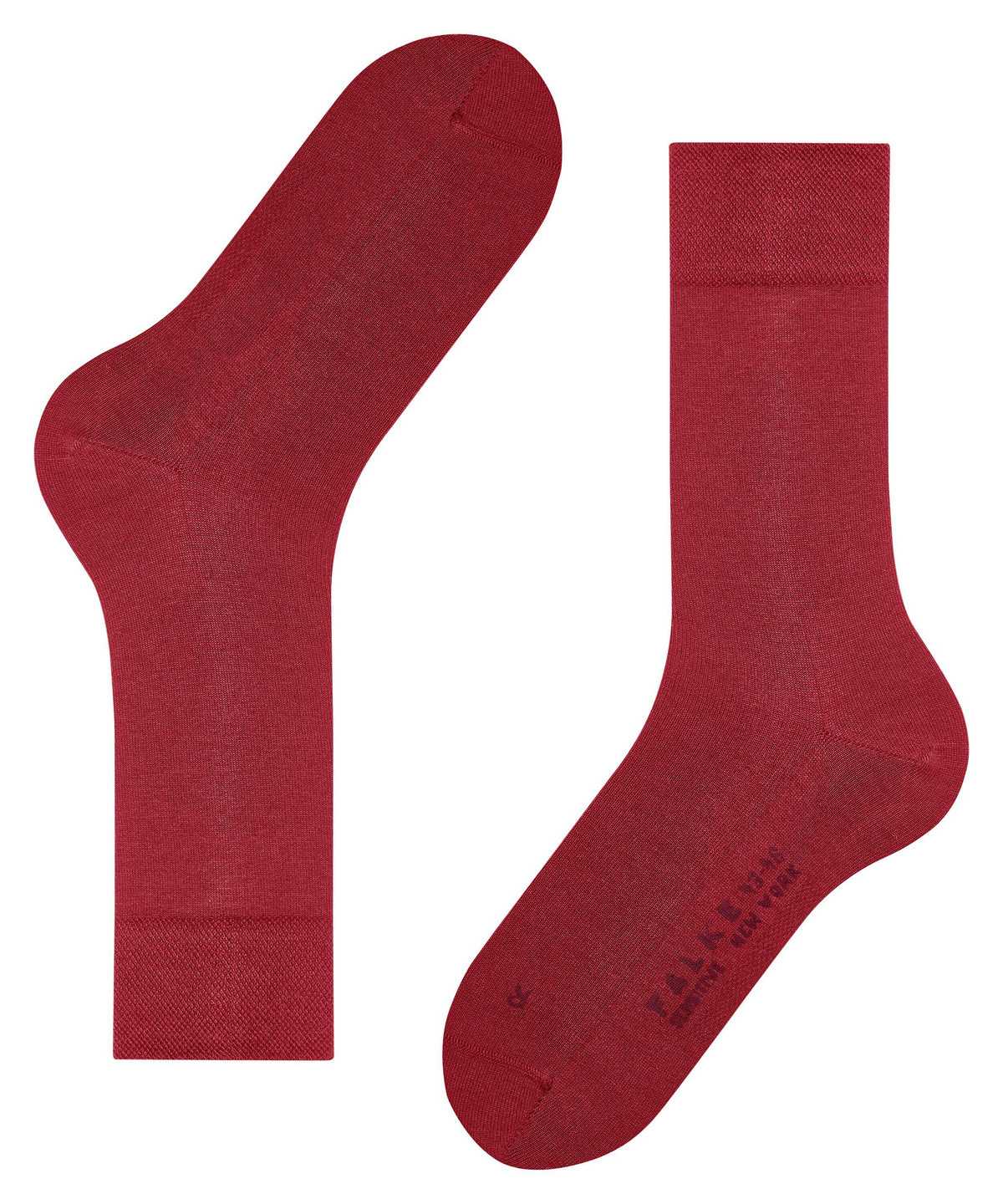 Skarpetki Falke Sensitive New York Socks Męskie Czerwone | ZWULNO-941