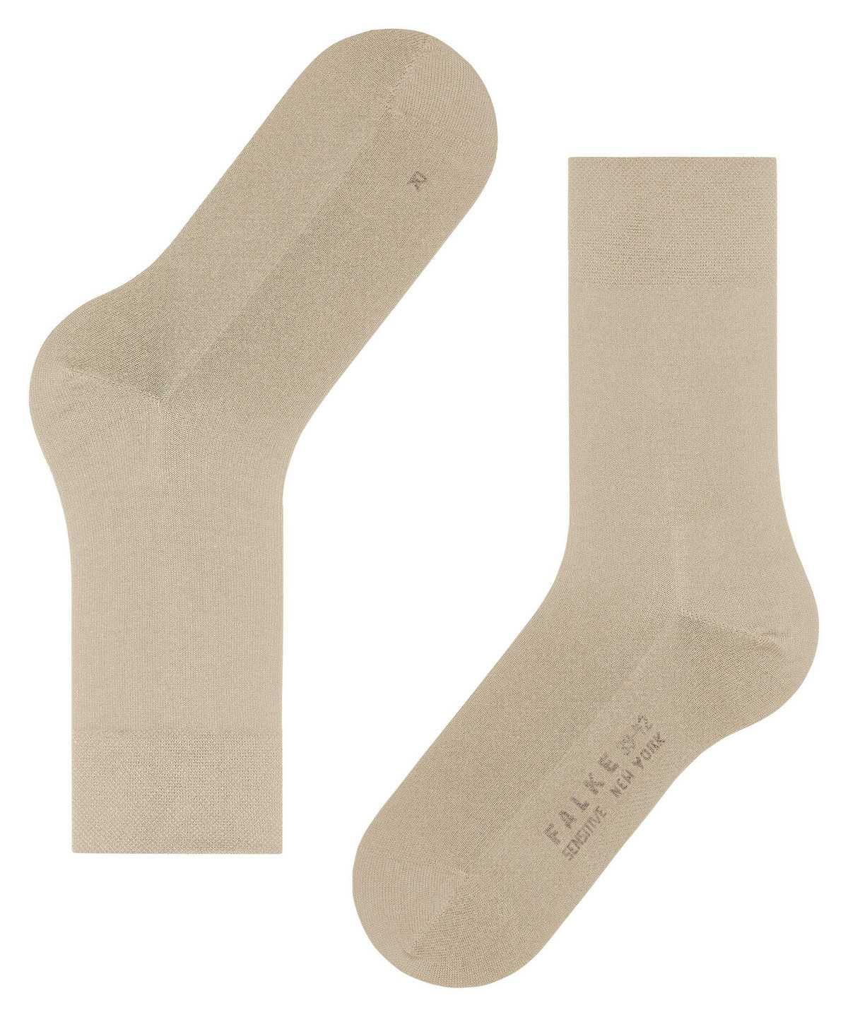 Skarpetki Falke Sensitive New York Socks Damskie Beżowe | MXRLWI-607