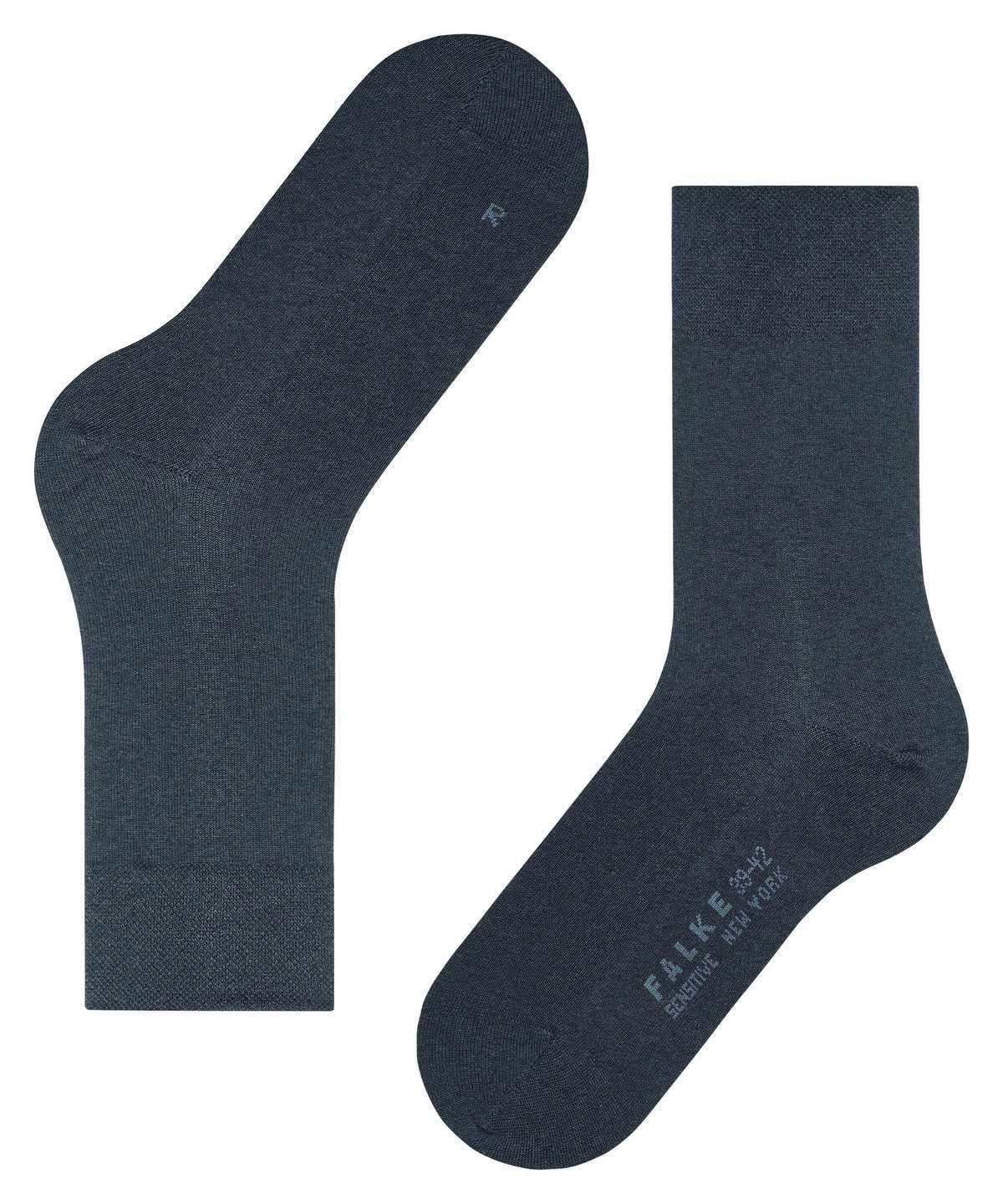 Skarpetki Falke Sensitive New York Socks Damskie Niebieskie | XTBHAZ-371