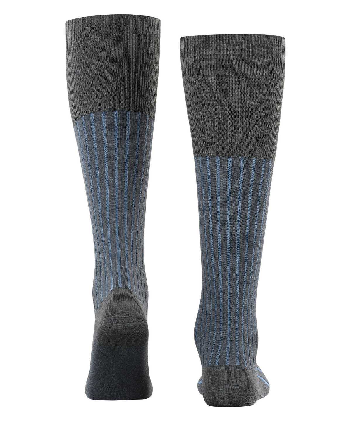 Skarpetki Falke Shadow Knee-high Socks Męskie Szare | KZLQME-138