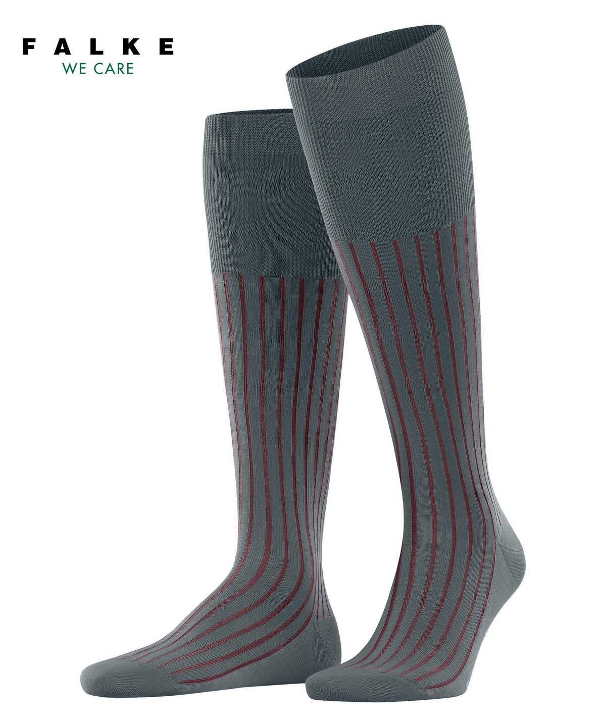 Skarpetki Falke Shadow Knee-high Socks Męskie Szare | ZXCNJP-491