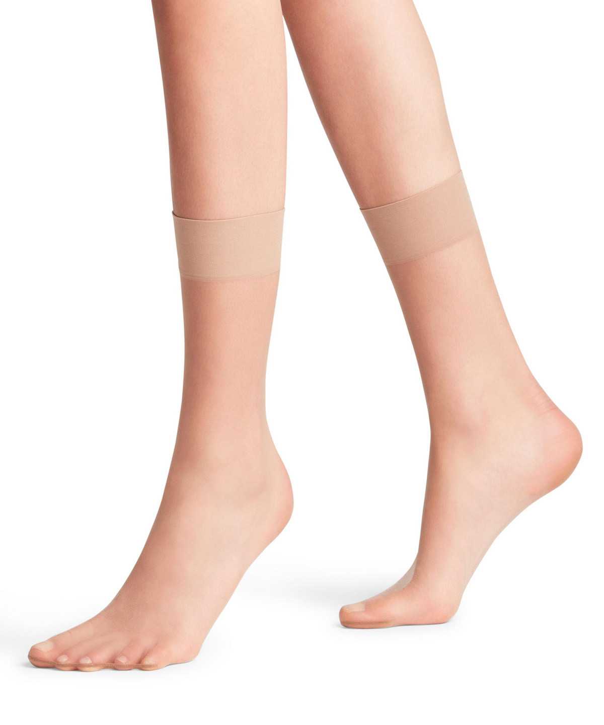 Skarpetki Falke Shelina 12 DEN Ankle socks Damskie Beżowe | GXRNKI-652