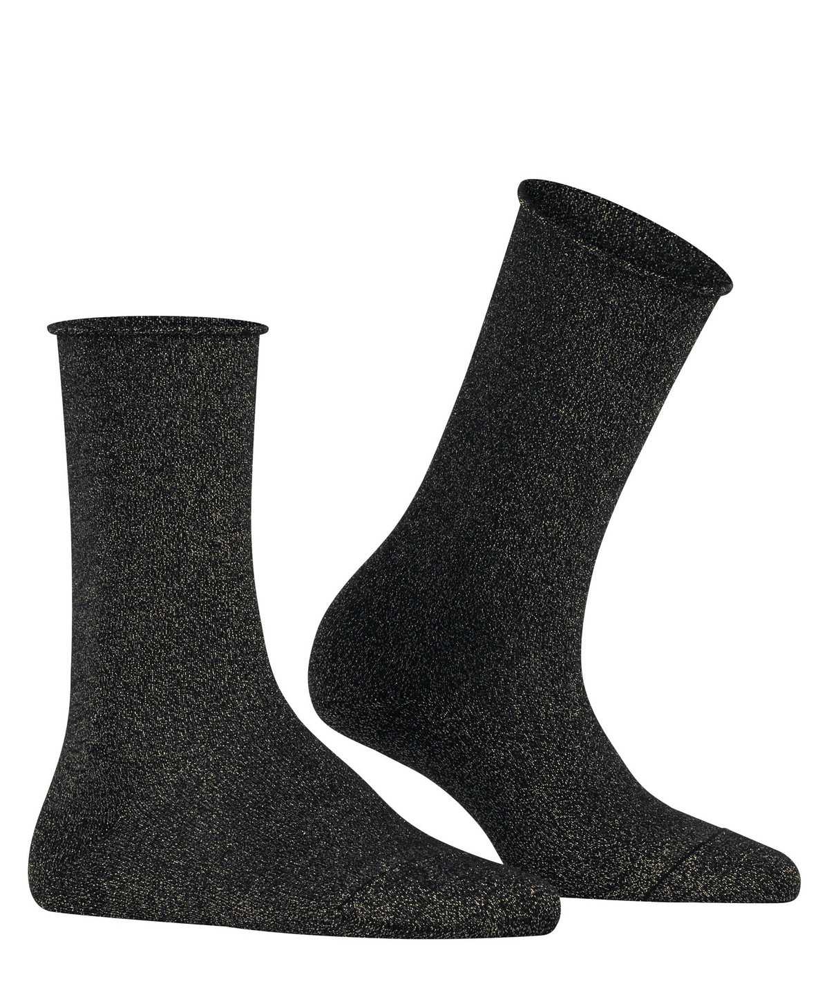 Skarpetki Falke Shiny Socks Damskie Czarne | BGAJWY-671