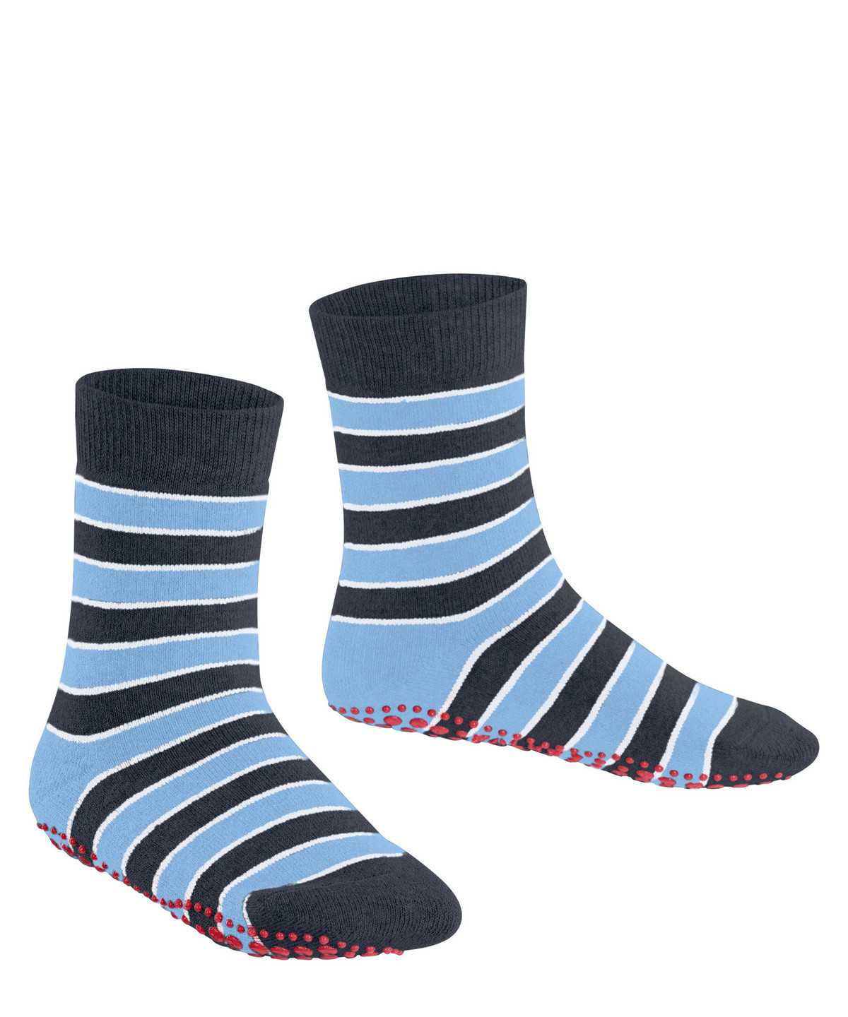 Skarpetki Falke Simple Stripes House socks Dziecięce Niebieskie | FHSVQL-624