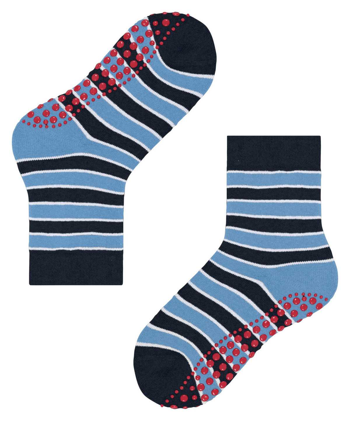 Skarpetki Falke Simple Stripes House socks Dziecięce Niebieskie | FHSVQL-624