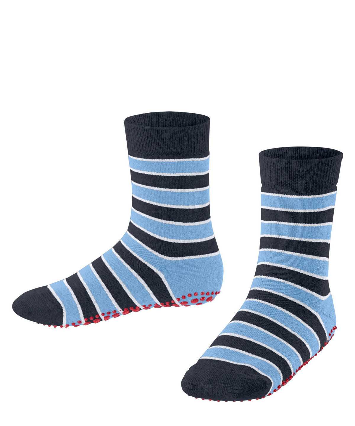 Skarpetki Falke Simple Stripes House socks Dziecięce Niebieskie | FHSVQL-624