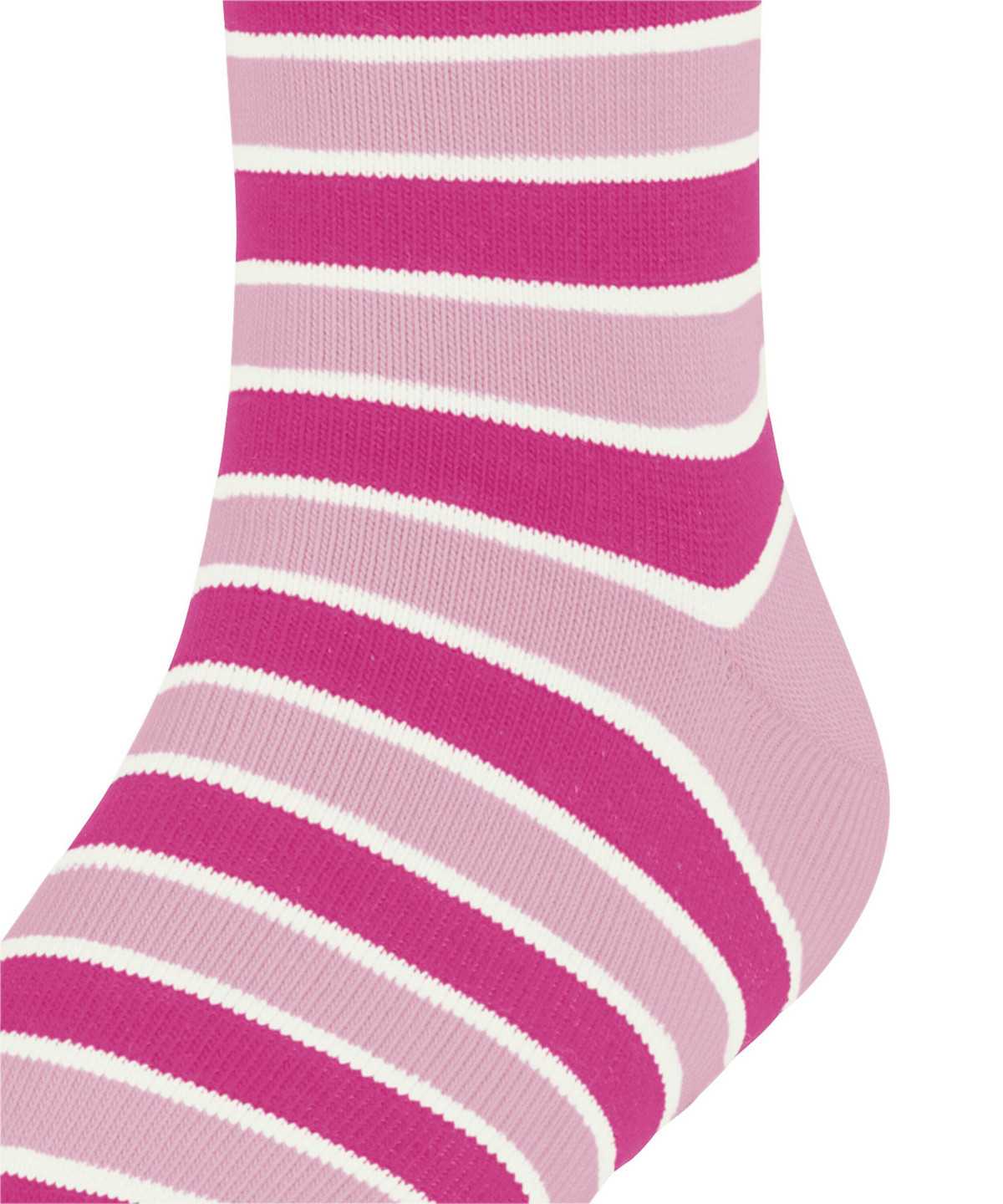 Skarpetki Falke Simple Stripes Socks Dziecięce Różowe | EQSPJY-836