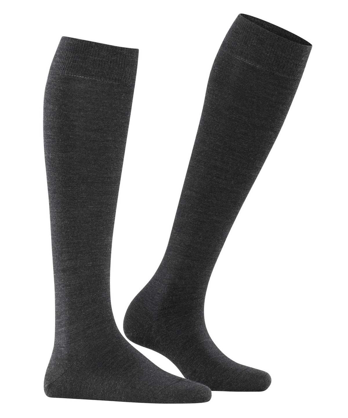 Skarpetki Falke Softmerino Knee-high Socks Damskie Szare | XEGTJL-201