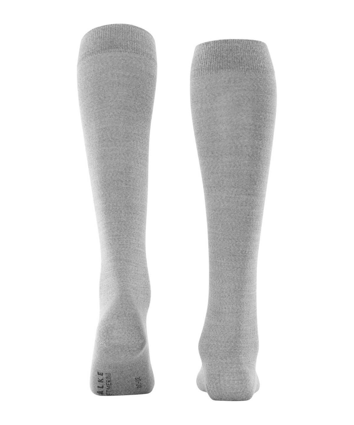 Skarpetki Falke Softmerino Knee-high Socks Damskie Szare | VZTKRX-832