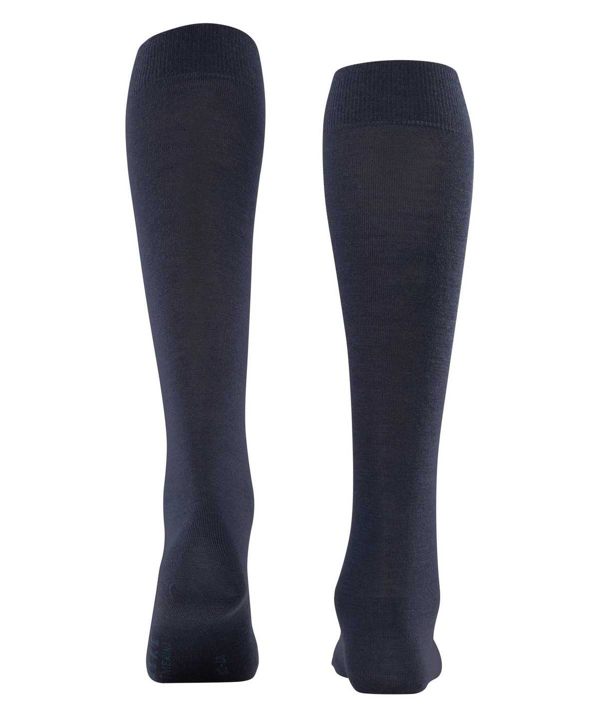 Skarpetki Falke Softmerino Knee-high Socks Damskie Niebieskie | TWEYSI-390