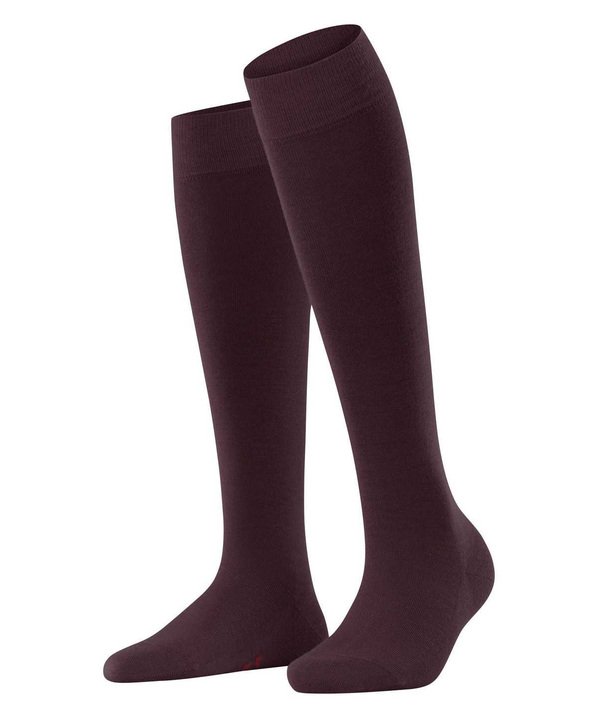 Skarpetki Falke Softmerino Knee-high Socks Damskie Czerwone | DPOHGK-754