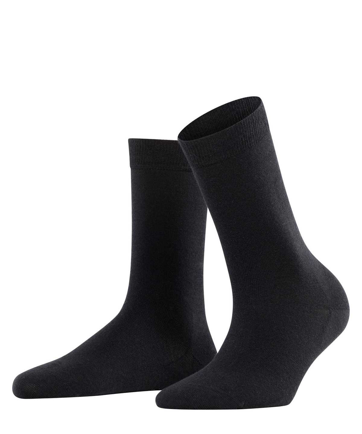 Skarpetki Falke Softmerino Socks Damskie Czarne | IYWOPF-826