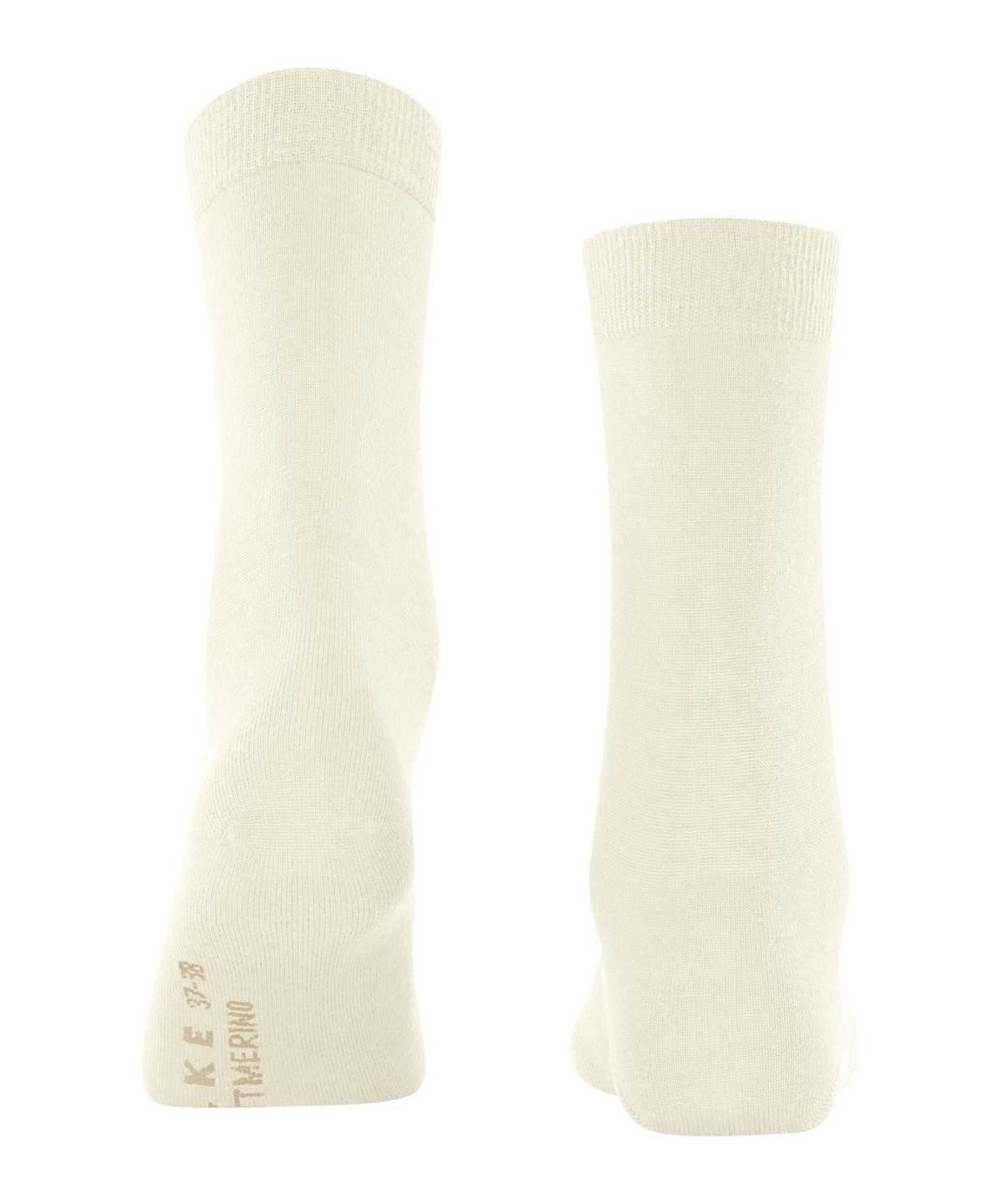 Skarpetki Falke Softmerino Socks Damskie Białe | YLQMNA-890