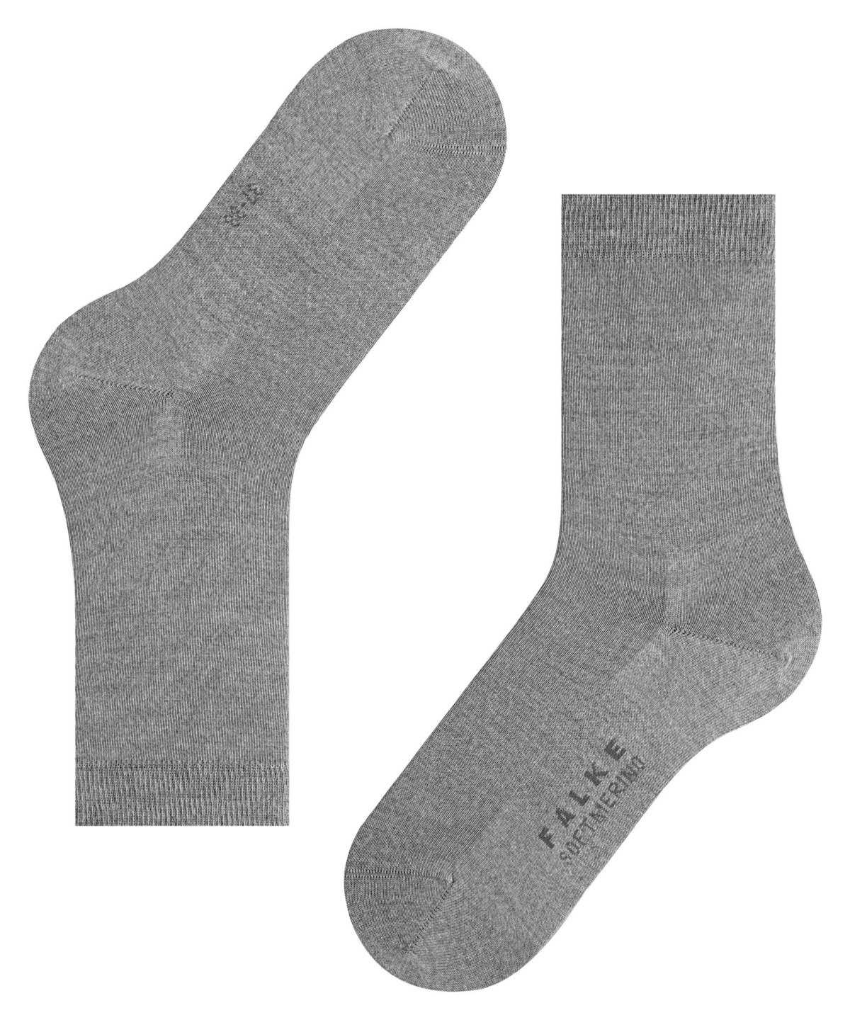 Skarpetki Falke Softmerino Socks Damskie Szare | CLEJYH-046