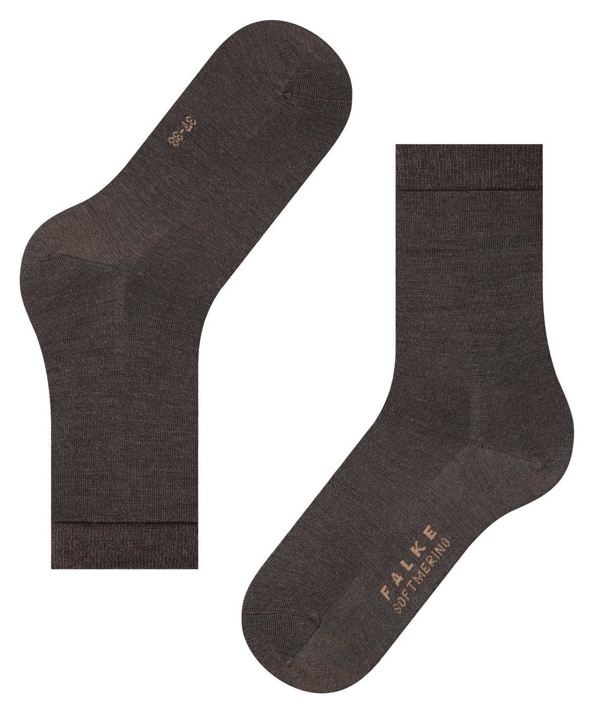 Skarpetki Falke Softmerino Socks Damskie Brązowe | WLCXDH-560