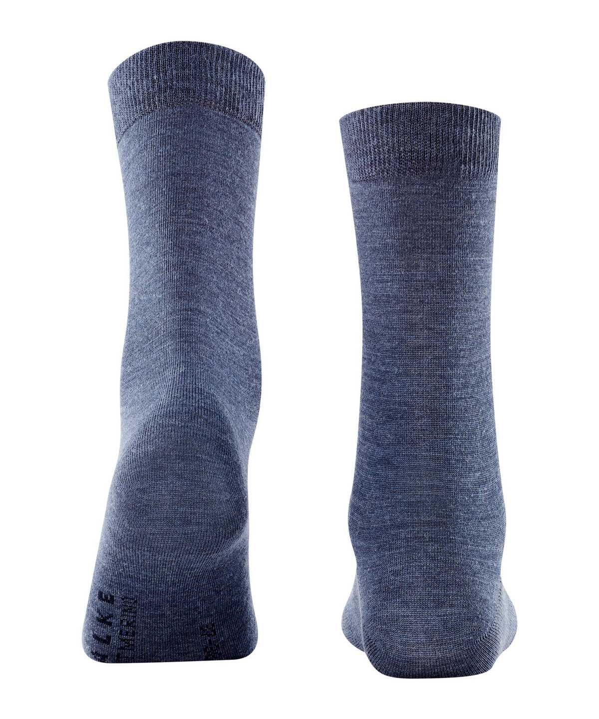 Skarpetki Falke Softmerino Socks Damskie Niebieskie | JTRDXY-153