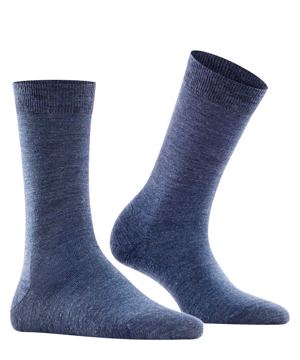 Skarpetki Falke Softmerino Socks Damskie Niebieskie | JTRDXY-153