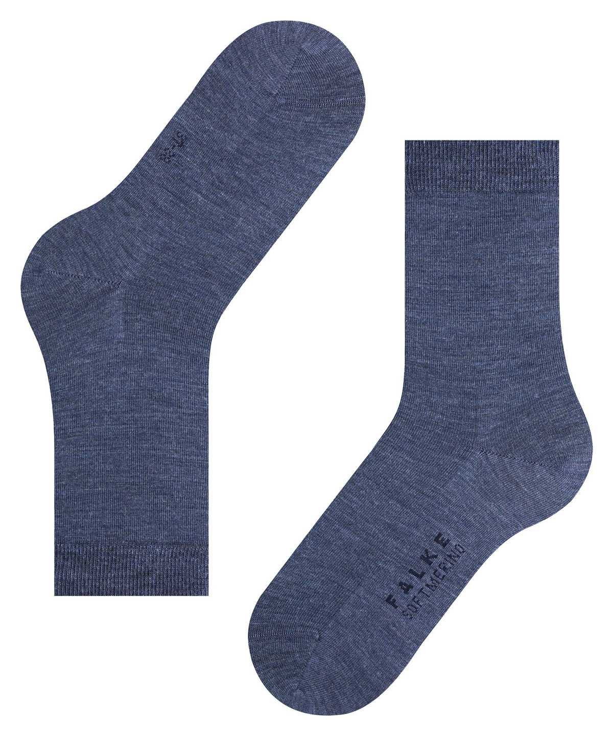 Skarpetki Falke Softmerino Socks Damskie Niebieskie | JTRDXY-153