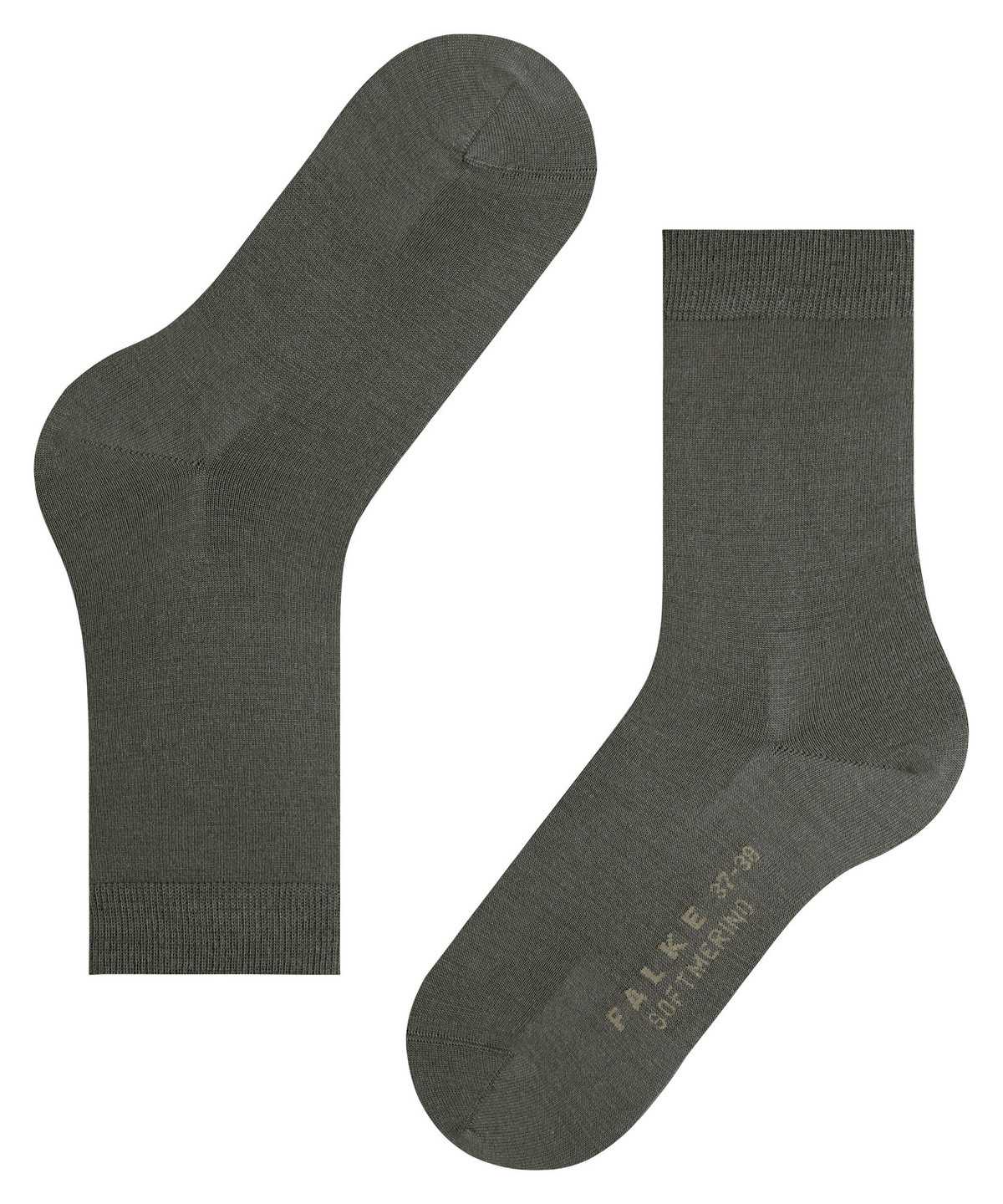 Skarpetki Falke Softmerino Socks Damskie Zielone | WSKHGY-238