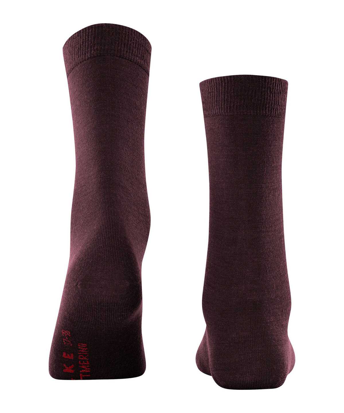 Skarpetki Falke Softmerino Socks Damskie Czerwone | OLMDFA-891