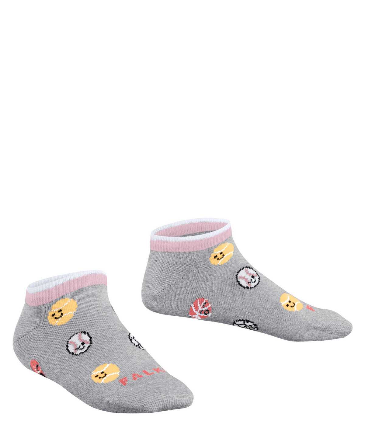 Skarpetki Falke Sporty Balls Sneaker socks Dziecięce Szare | TPRLDG-615