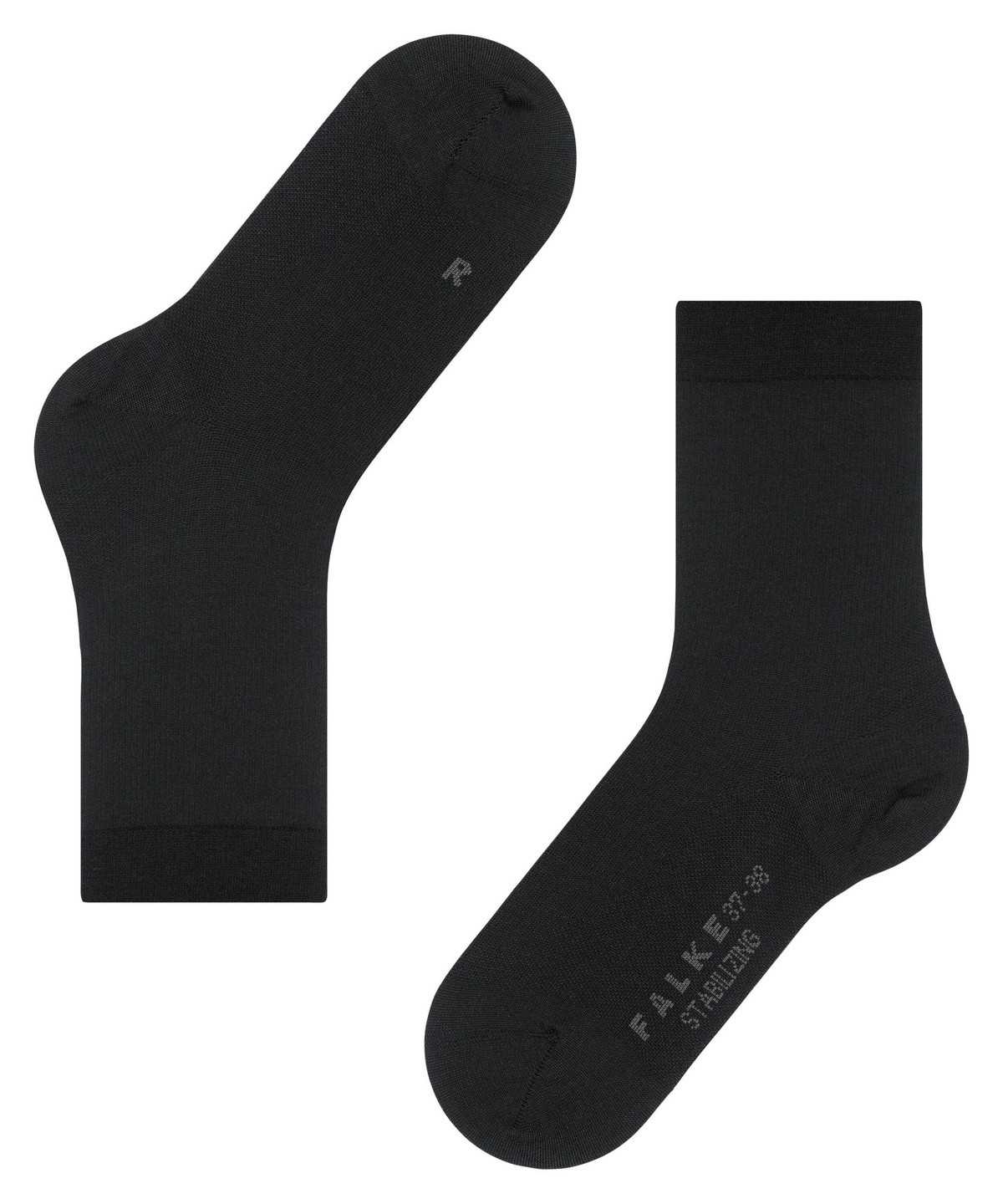 Skarpetki Falke Stabilizing Wool Everyday Socks Damskie Czarne | KGNEXZ-958