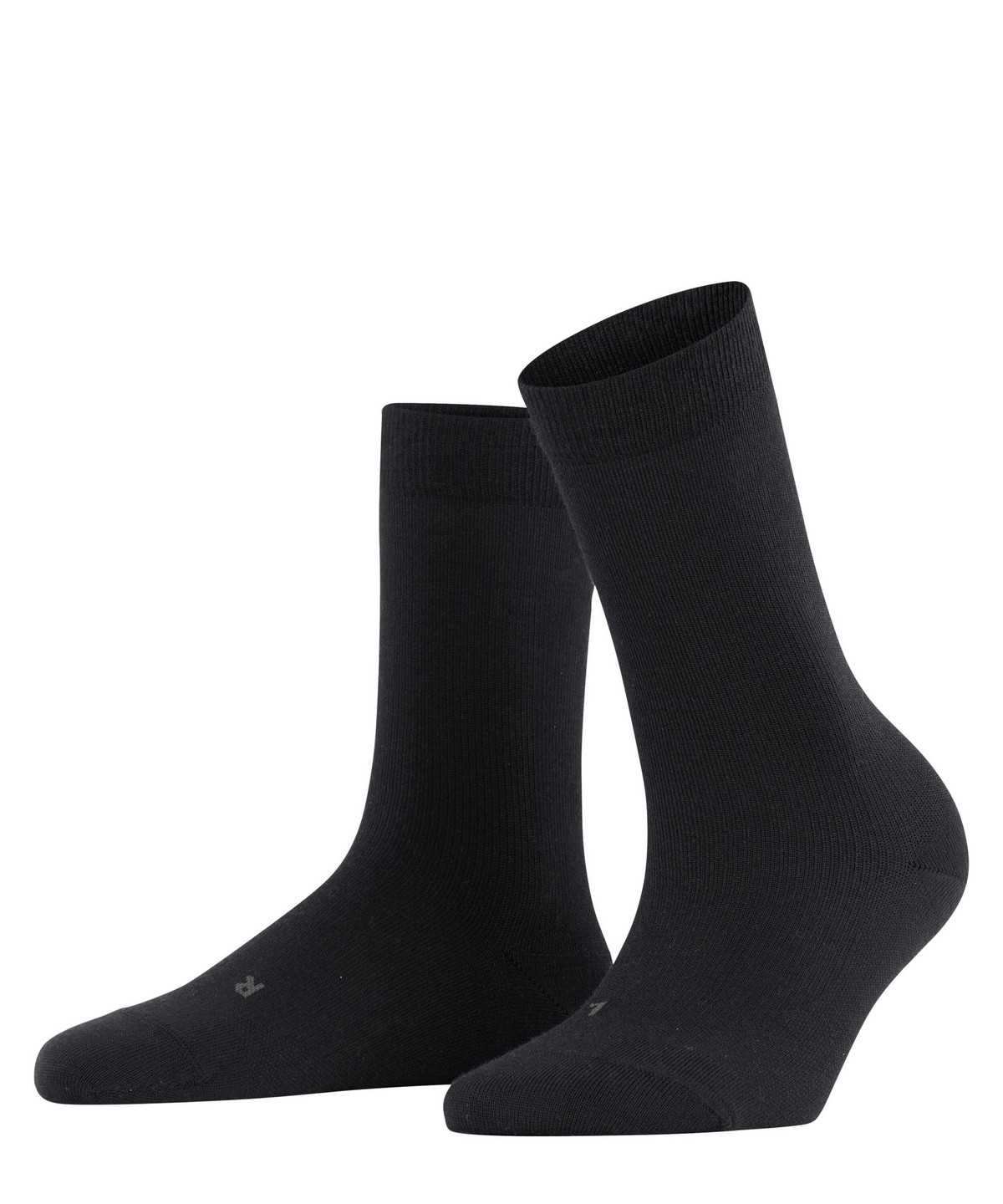 Skarpetki Falke Stabilizing Wool Everyday Socks Damskie Czarne | KGNEXZ-958