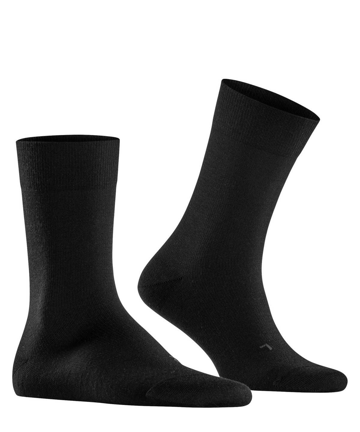 Skarpetki Falke Stabilizing Wool Everyday Socks Męskie Czarne | KHPJQA-065