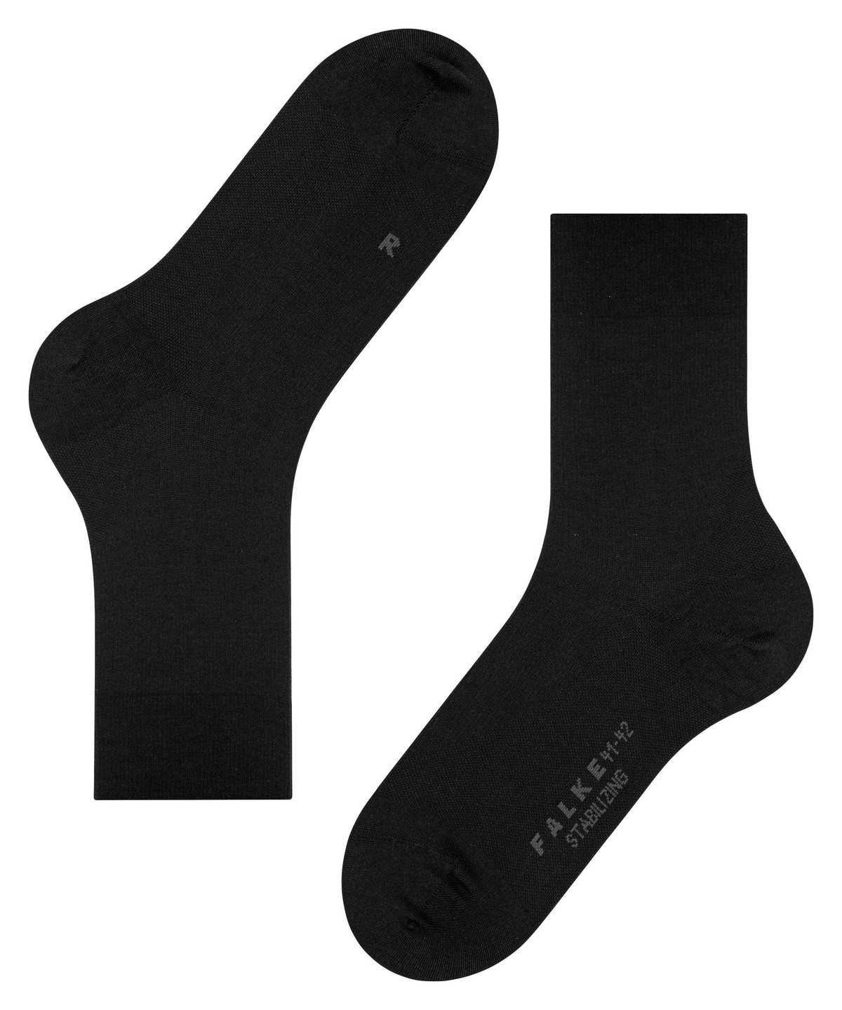 Skarpetki Falke Stabilizing Wool Everyday Socks Męskie Czarne | KHPJQA-065