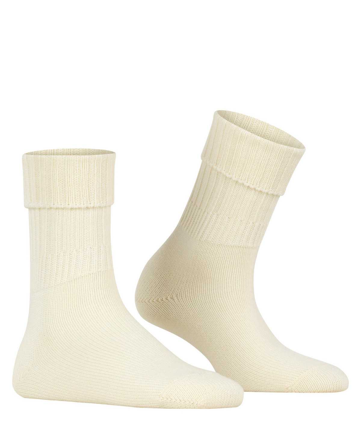 Skarpetki Falke Striggings Rib Boot socks Damskie Białe | ABHGMY-718