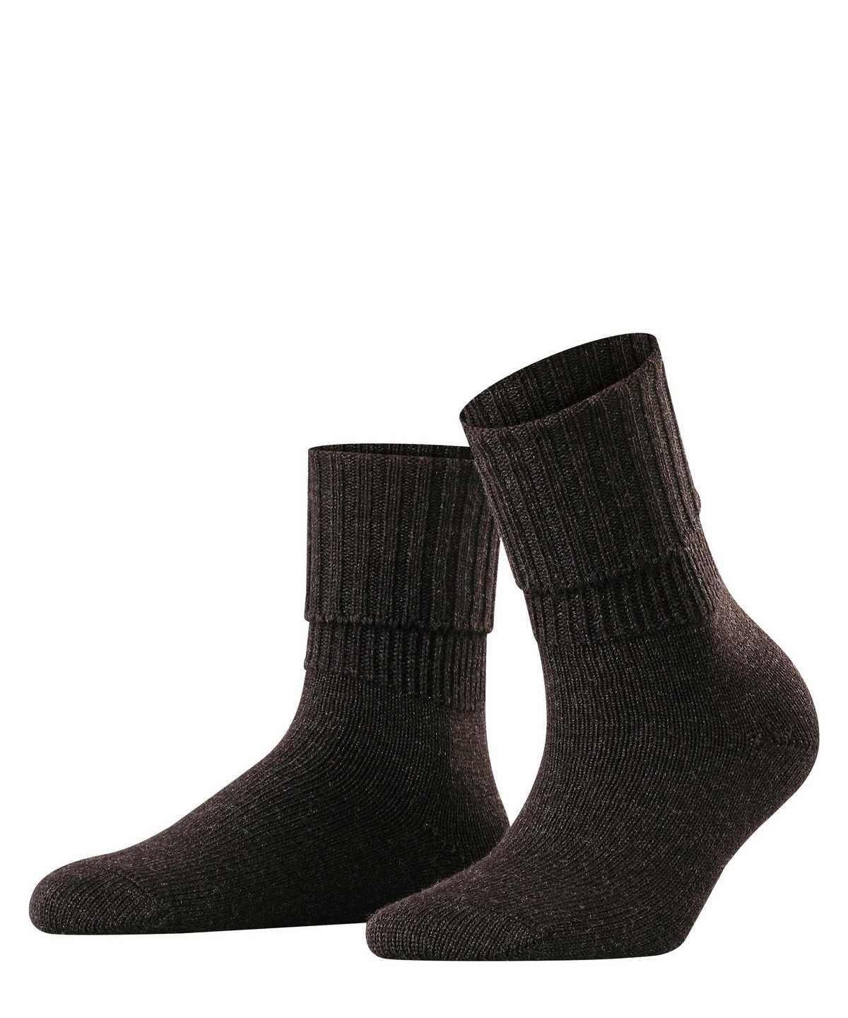 Skarpetki Falke Striggings Rib Boot socks Damskie Szare | RTBDUZ-790