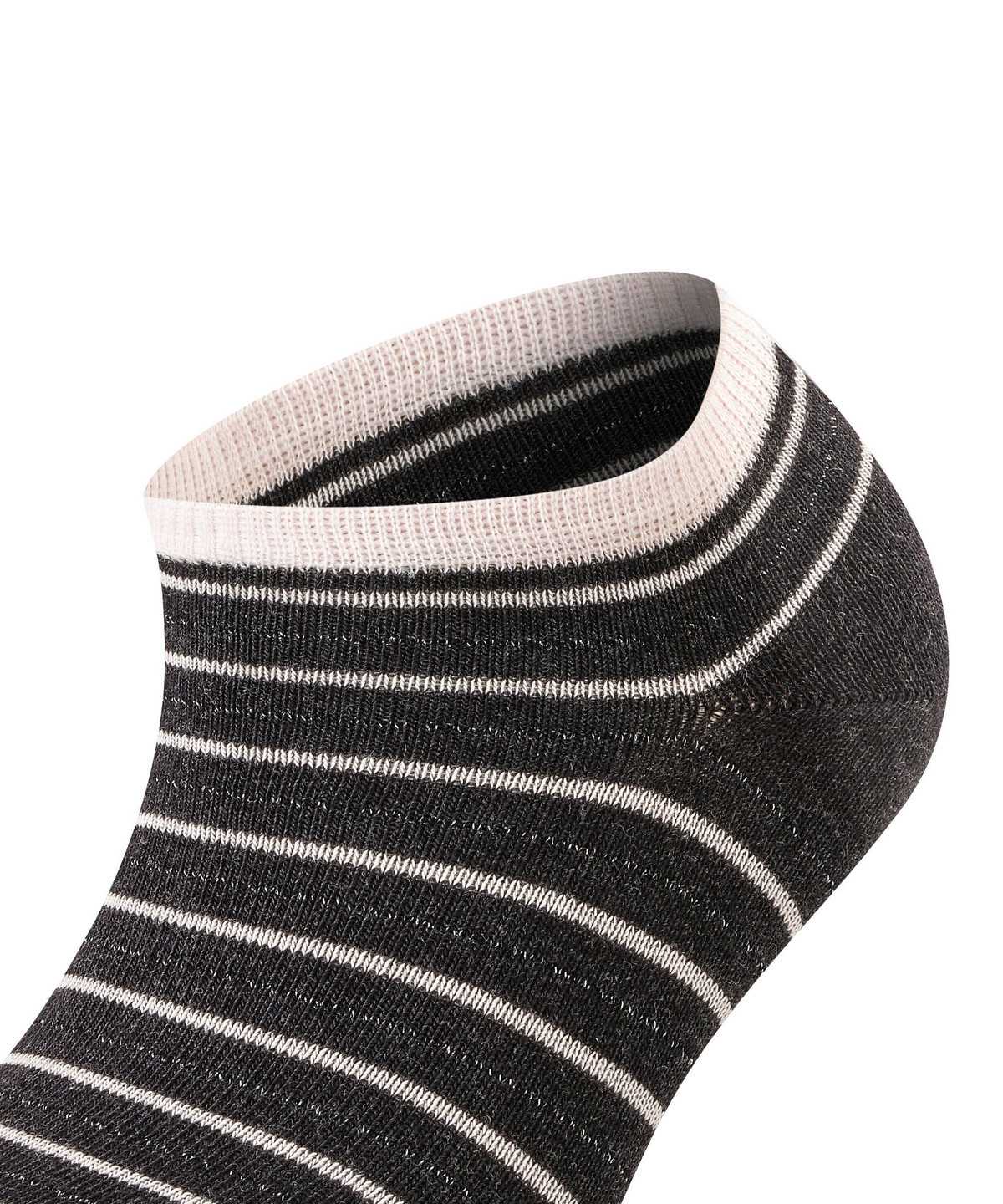 Skarpetki Falke Stripe Shimmer Sneaker Socks Damskie Szare | EBJRFO-802