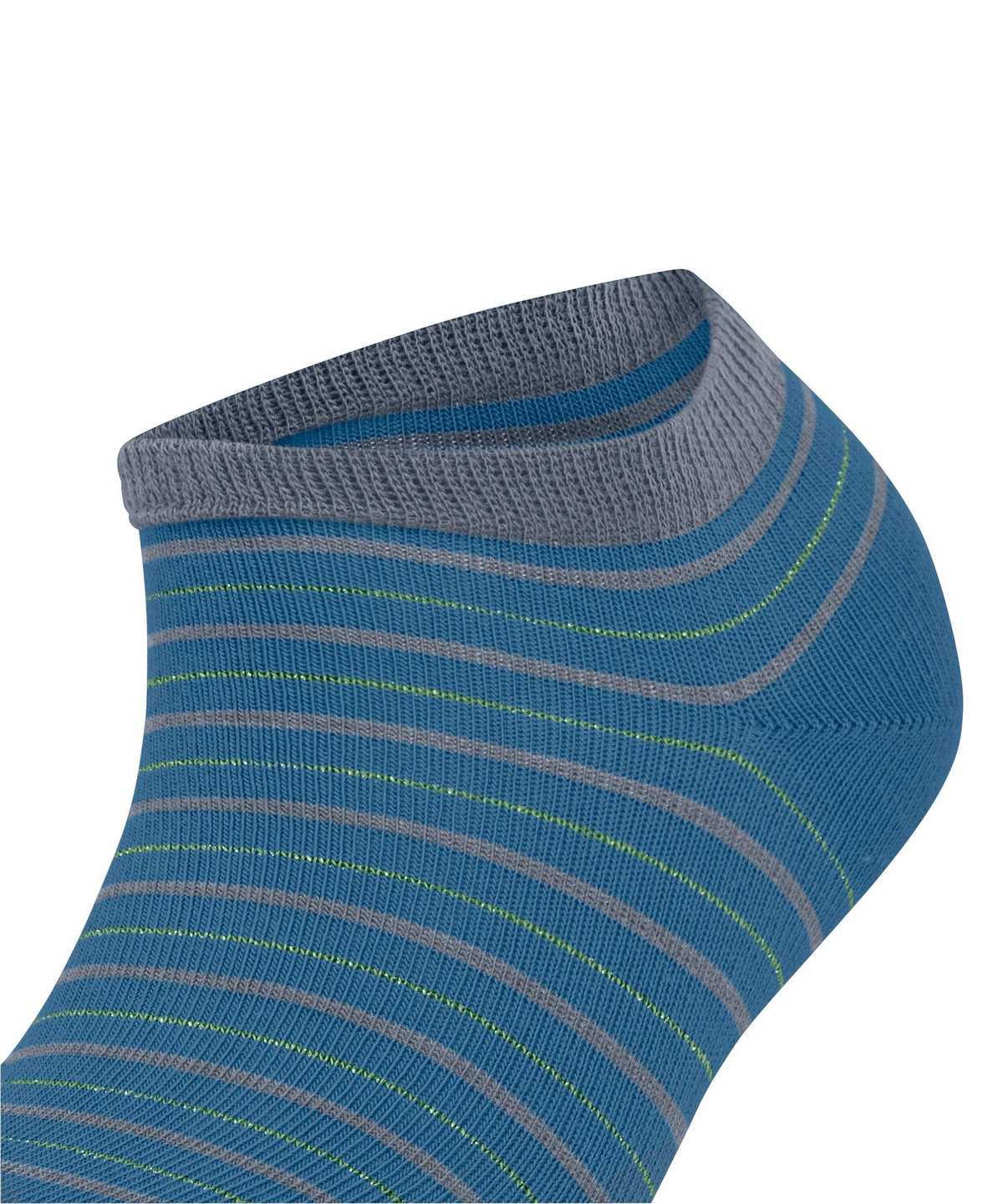 Skarpetki Falke Stripe Shimmer Sneaker Socks Damskie Niebieskie | LGPVYD-617