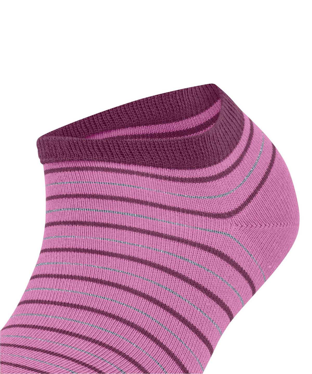 Skarpetki Falke Stripe Shimmer Sneaker Socks Damskie Czerwone | GWOUHN-570