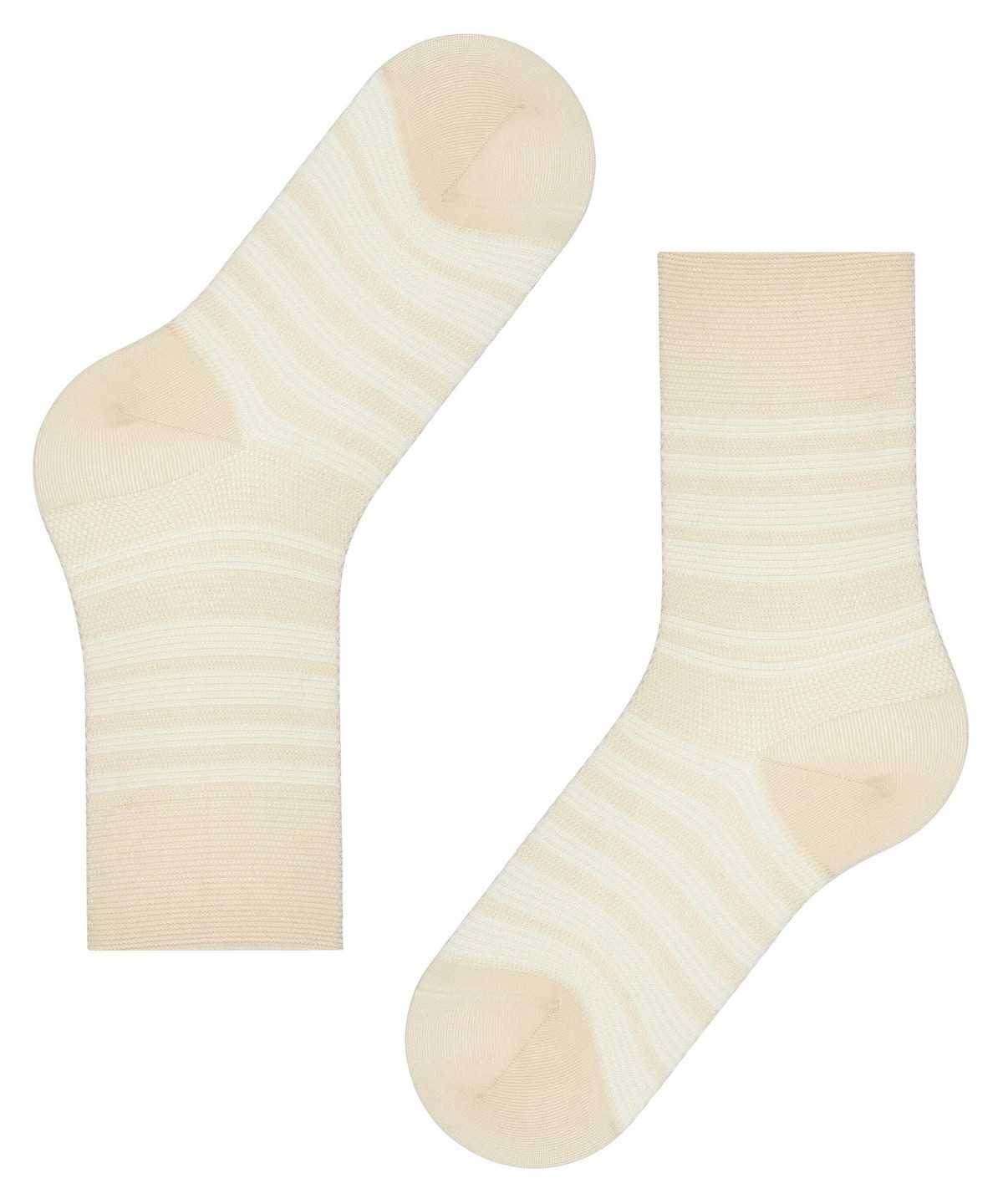 Skarpetki Falke Sunset Stripe Socks Damskie Beżowe | DYZVES-675