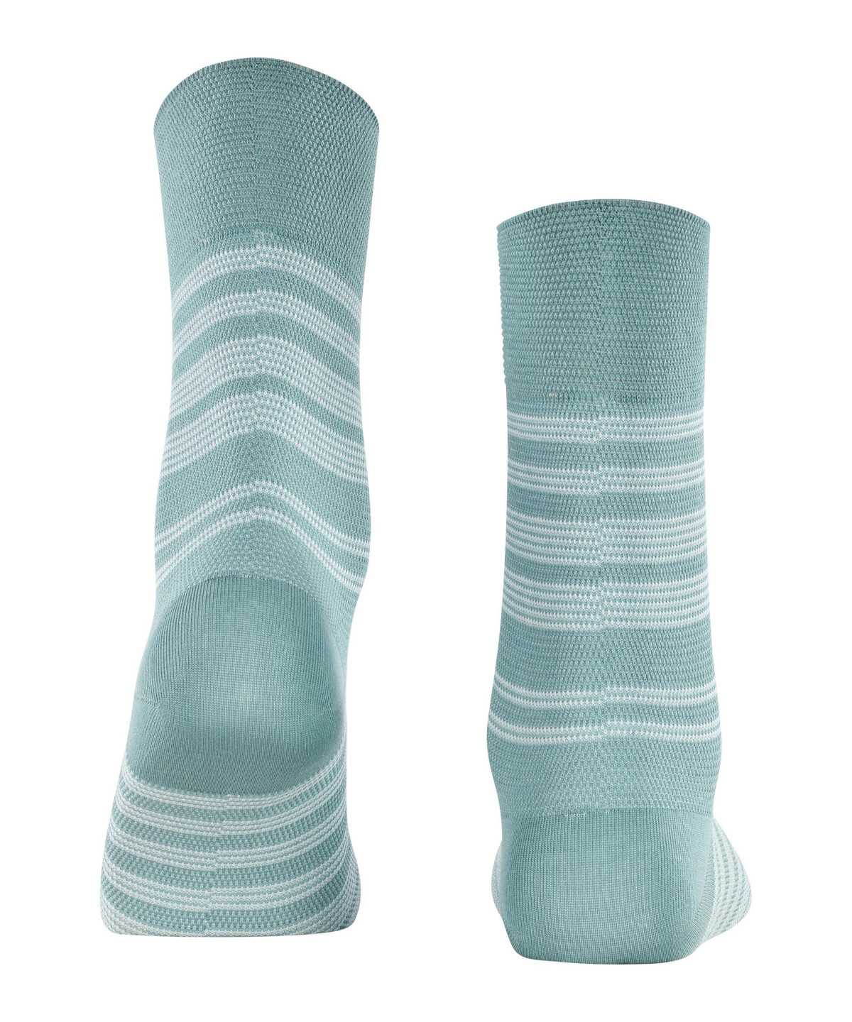 Skarpetki Falke Sunset Stripe Socks Damskie Zielone | DXZUFW-472