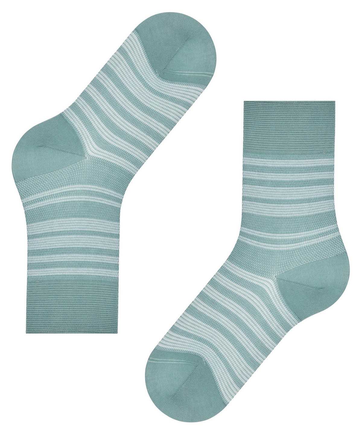 Skarpetki Falke Sunset Stripe Socks Damskie Zielone | DXZUFW-472