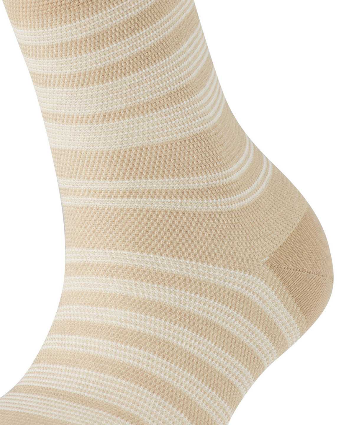 Skarpetki Falke Sunset Stripe Socks Damskie Beżowe | HKWNTO-687