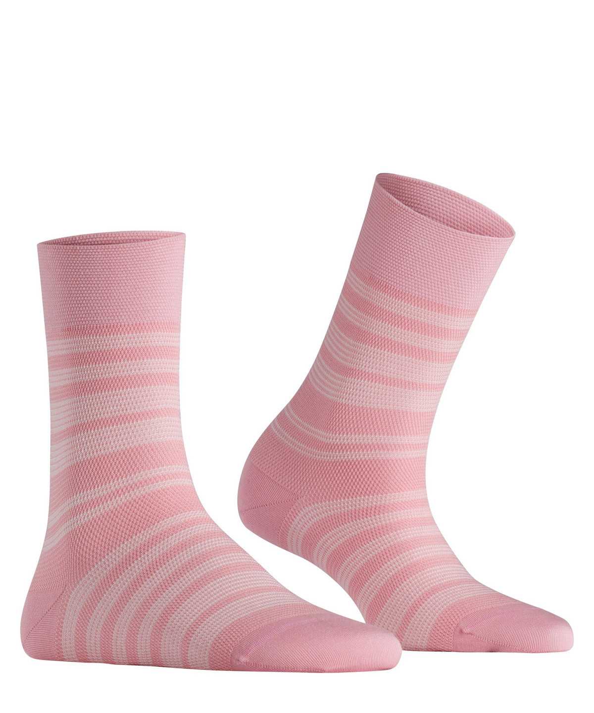 Skarpetki Falke Sunset Stripe Socks Damskie Różowe | IZACVJ-653