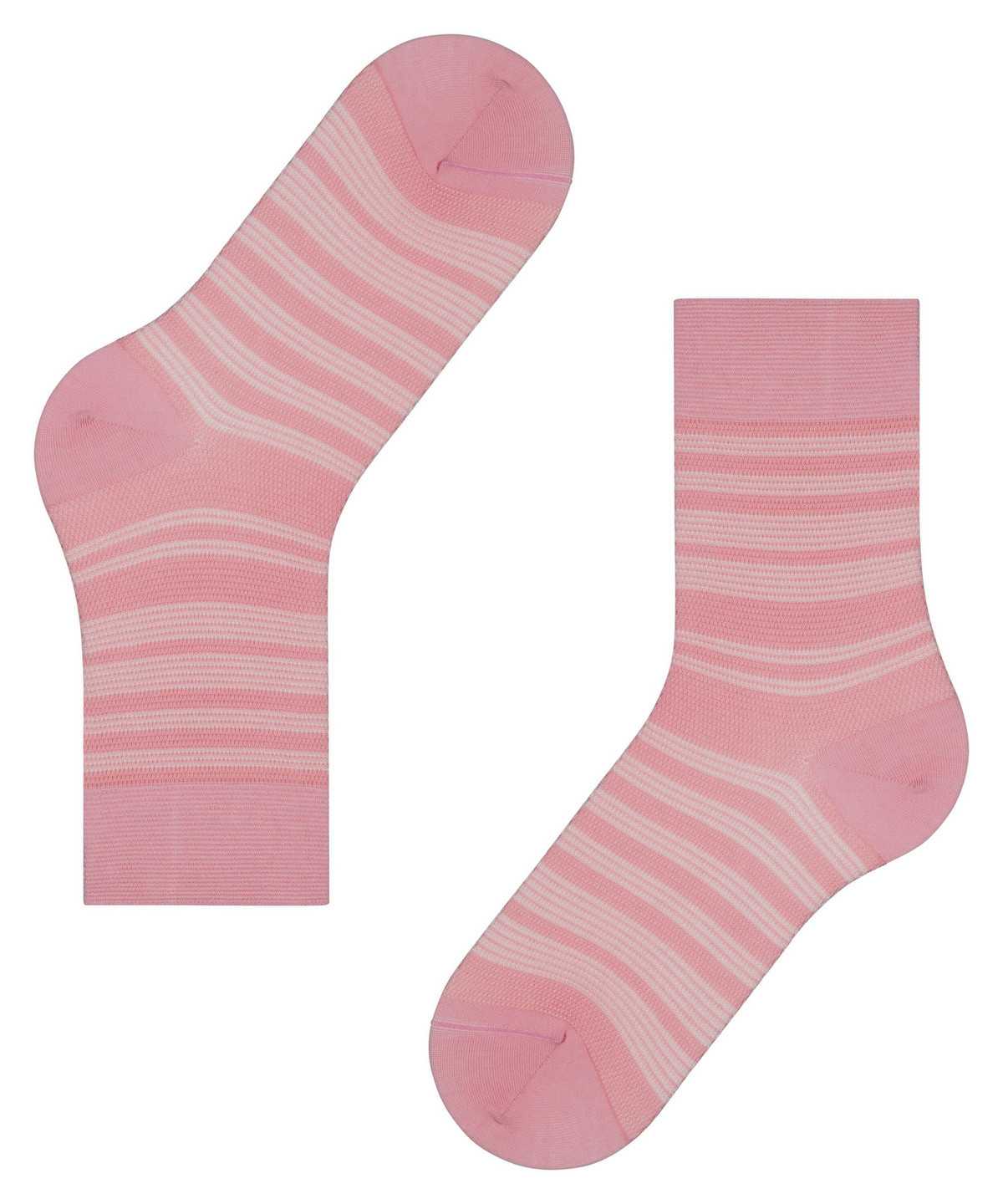 Skarpetki Falke Sunset Stripe Socks Damskie Różowe | IZACVJ-653