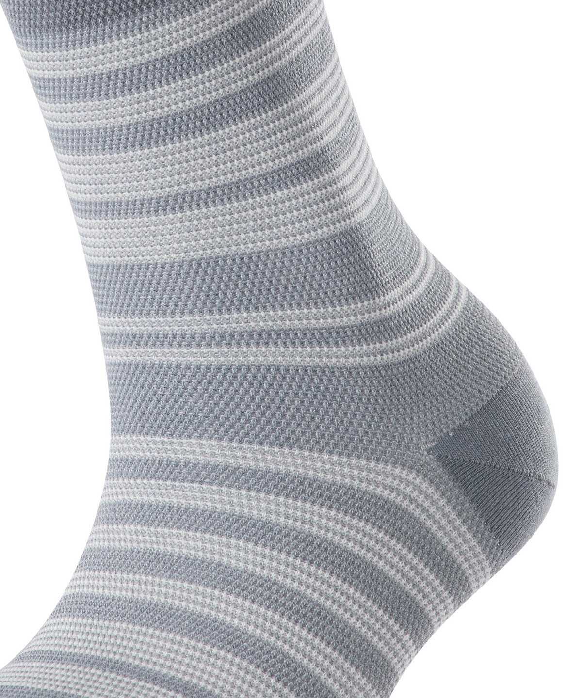 Skarpetki Falke Sunset Stripe Socks Damskie Szare | QRVTAS-629