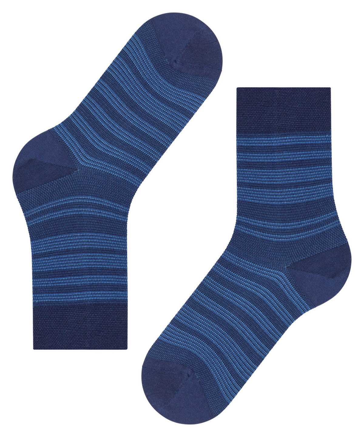 Skarpetki Falke Sunset Stripe Socks Damskie Niebieskie | YGDAXF-932