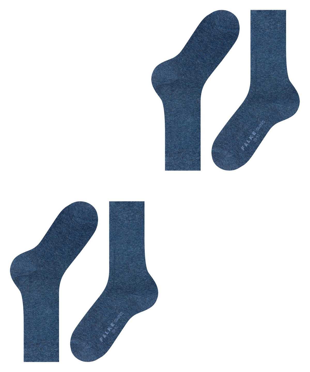 Skarpetki Falke Swing 2-Pack Socks Męskie Niebieskie | QJTGOK-385