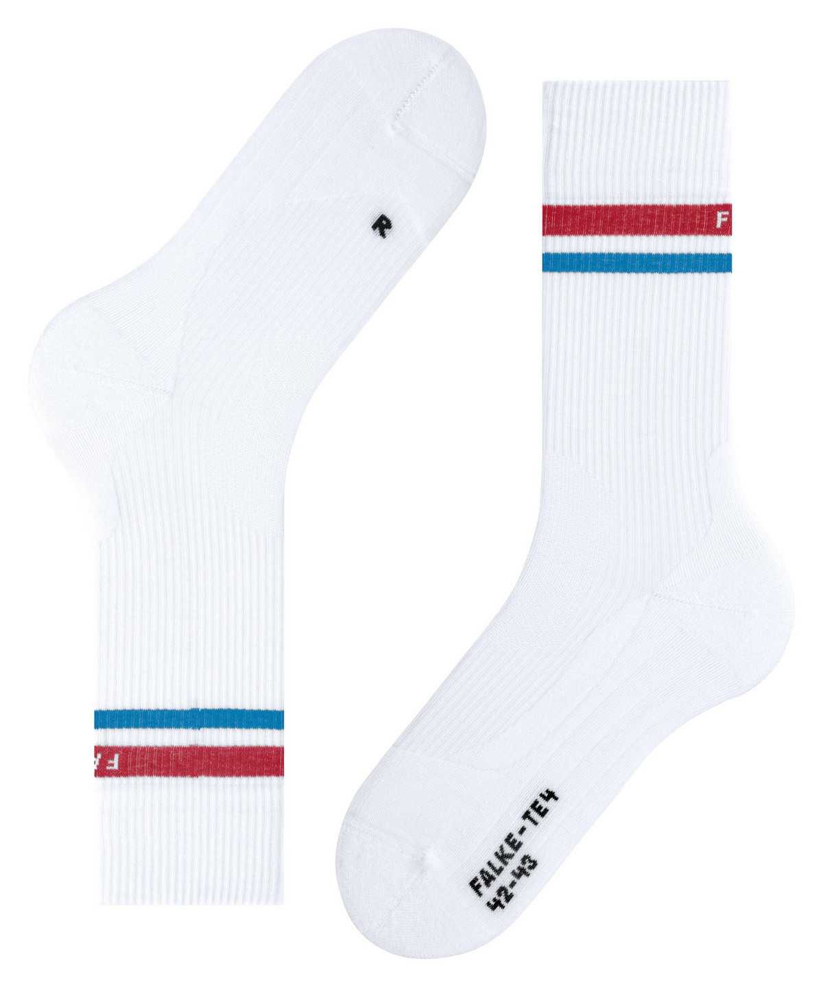 Skarpetki Falke TE4 Classic Tennis Socks Męskie Białe | FYXETW-517