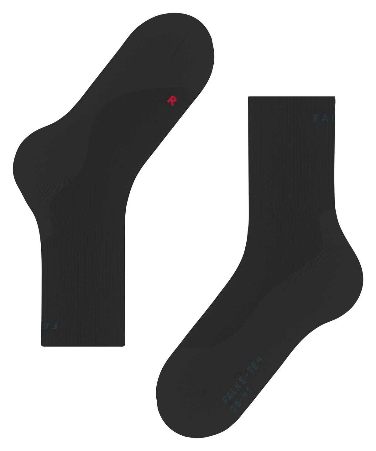 Skarpetki Falke TE4 Tennis Socks Męskie Czarne | YLMVKP-657