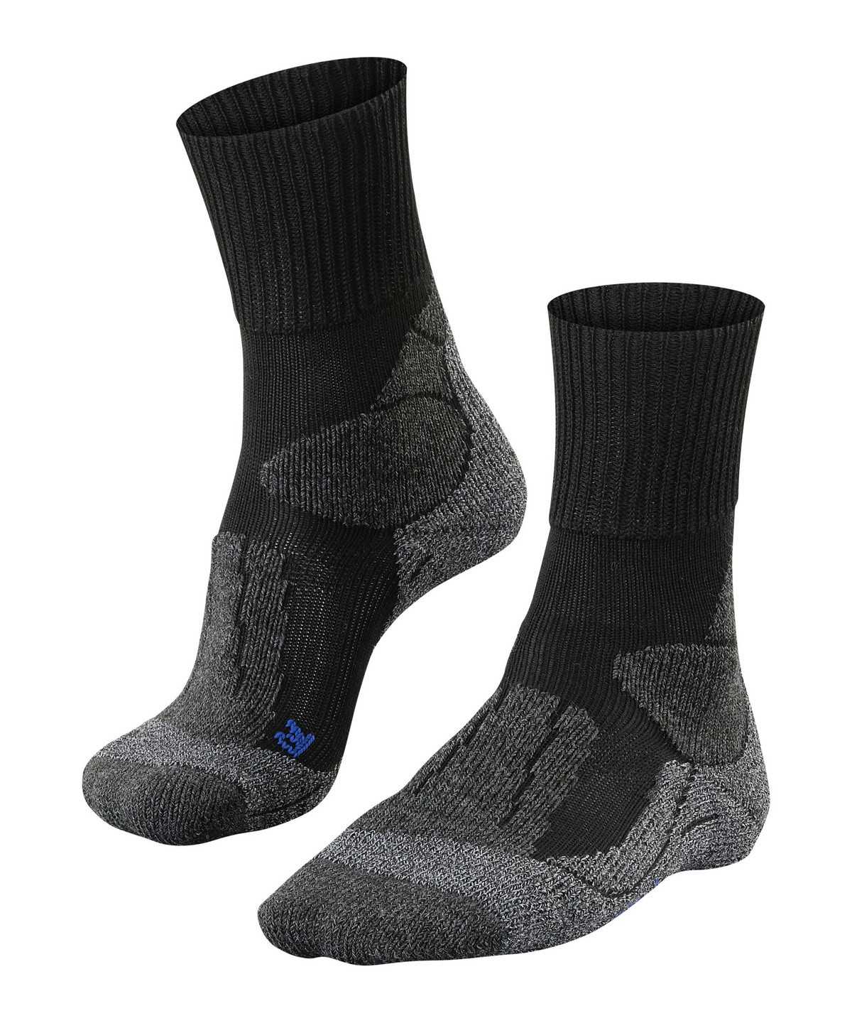 Skarpetki Falke TK1 Adventure Cool Trekking Socks Męskie Czarne | QEJTKZ-309