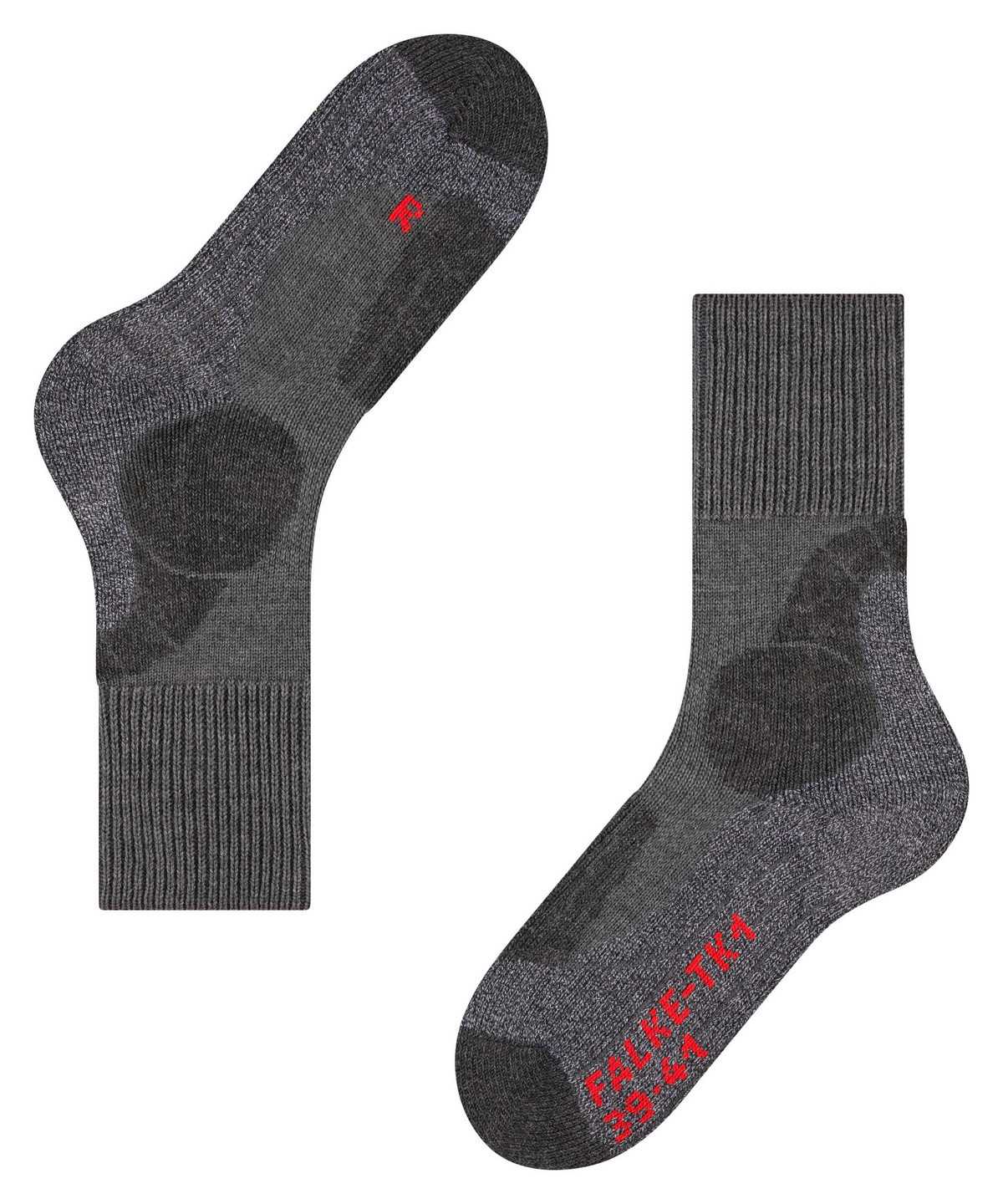 Skarpetki Falke TK1 Adventure Trekking Socks Męskie Szare | SERIGL-067