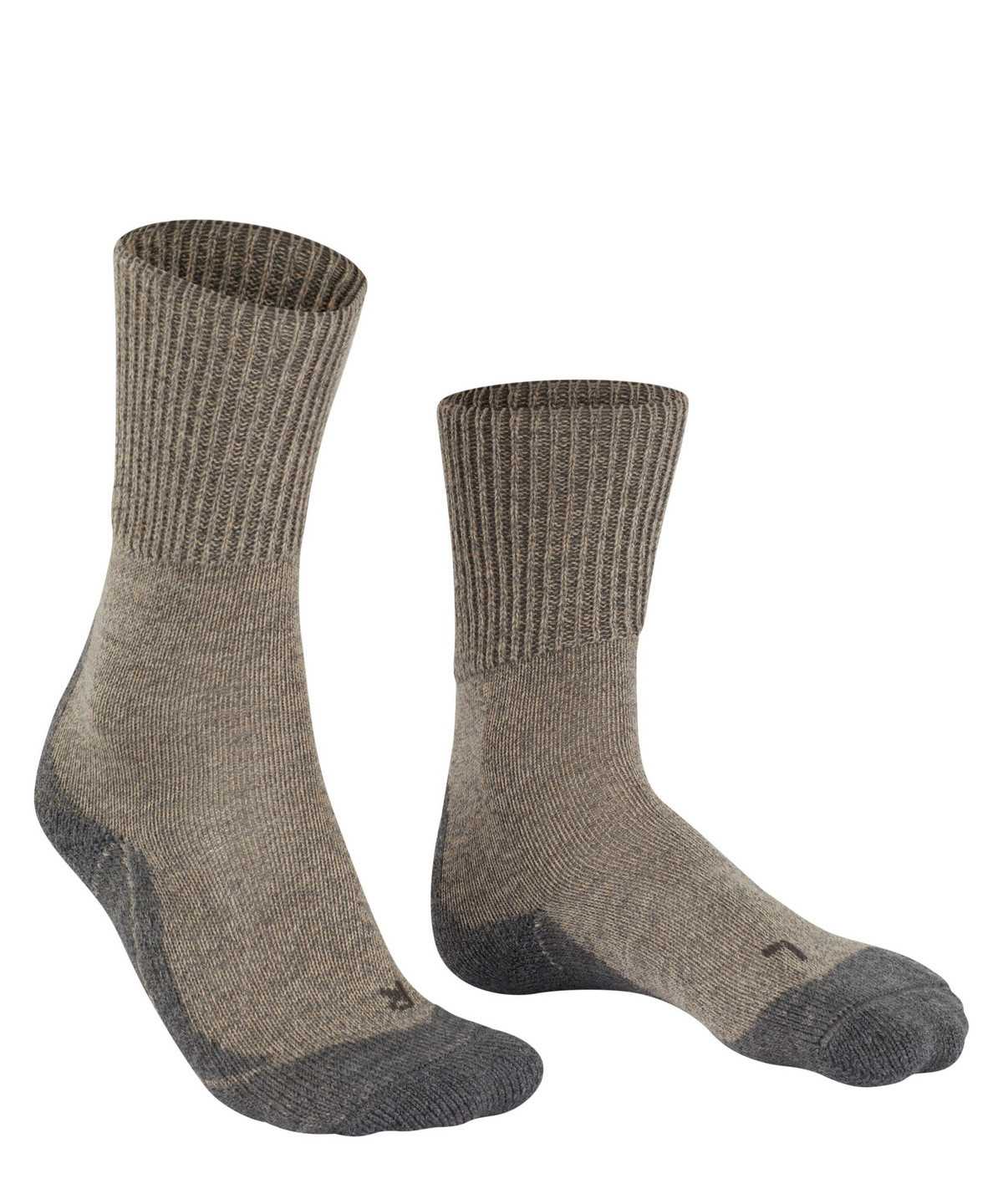 Skarpetki Falke TK1 Adventure Wool Trekking Socks Męskie Beżowe | JNFOQT-820