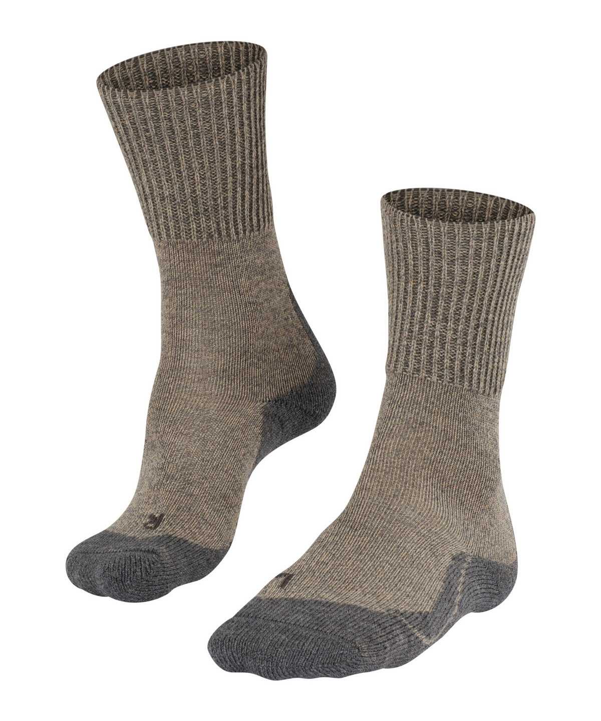 Skarpetki Falke TK1 Adventure Wool Trekking Socks Męskie Beżowe | JNFOQT-820